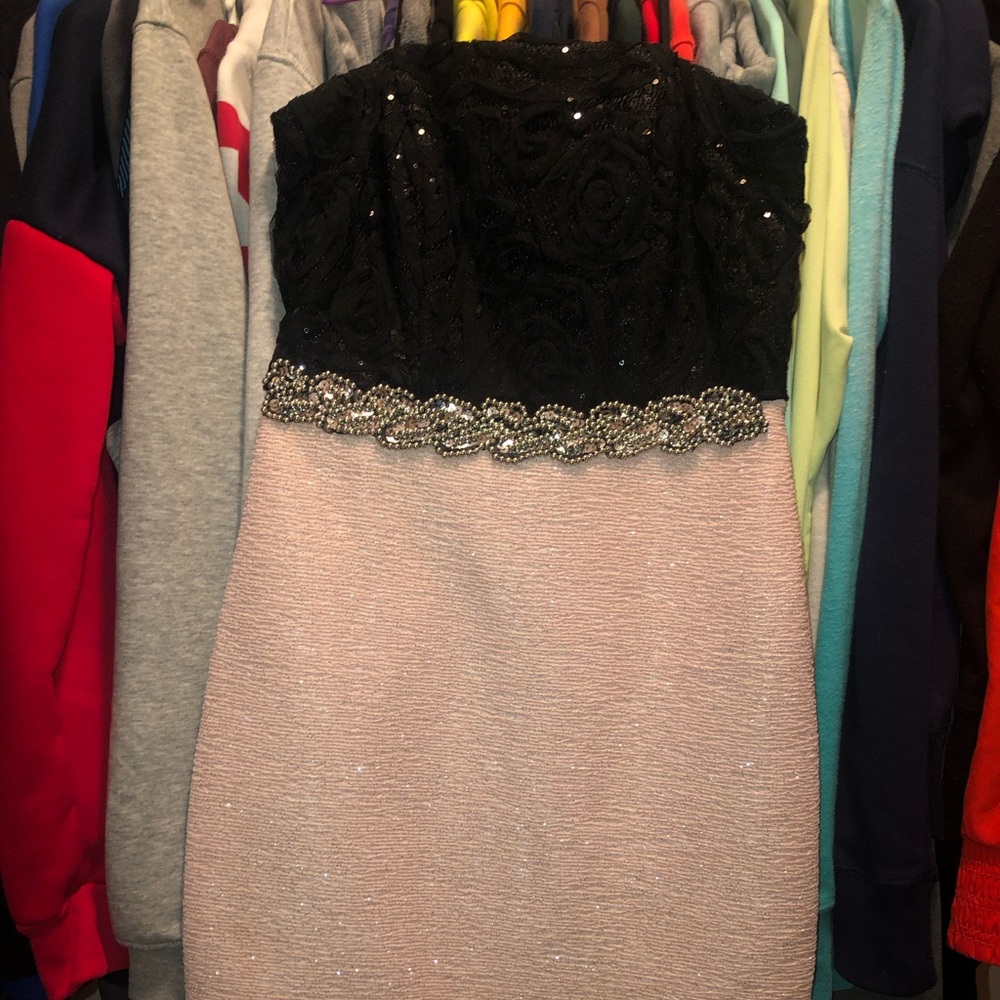 Strapless Homecoming Dress